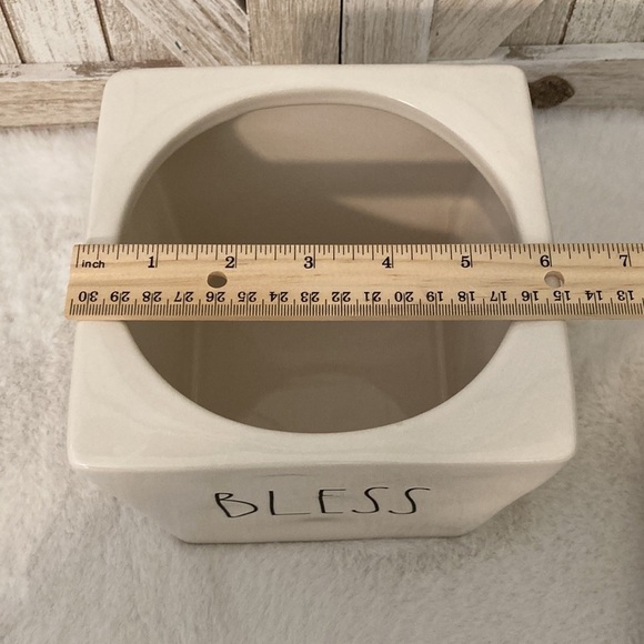 Rae Dunn Bless Cookie Jar - Picture 7 of 9